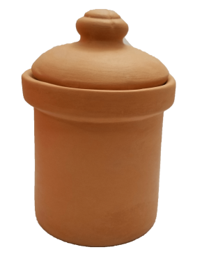 Round Pickle Jar with Lid - 1