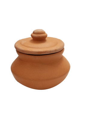 Curd Pot with Lid - Plain - 1