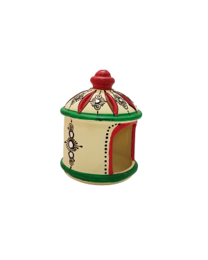 Hut shaped agal to light diyas or candle - 2